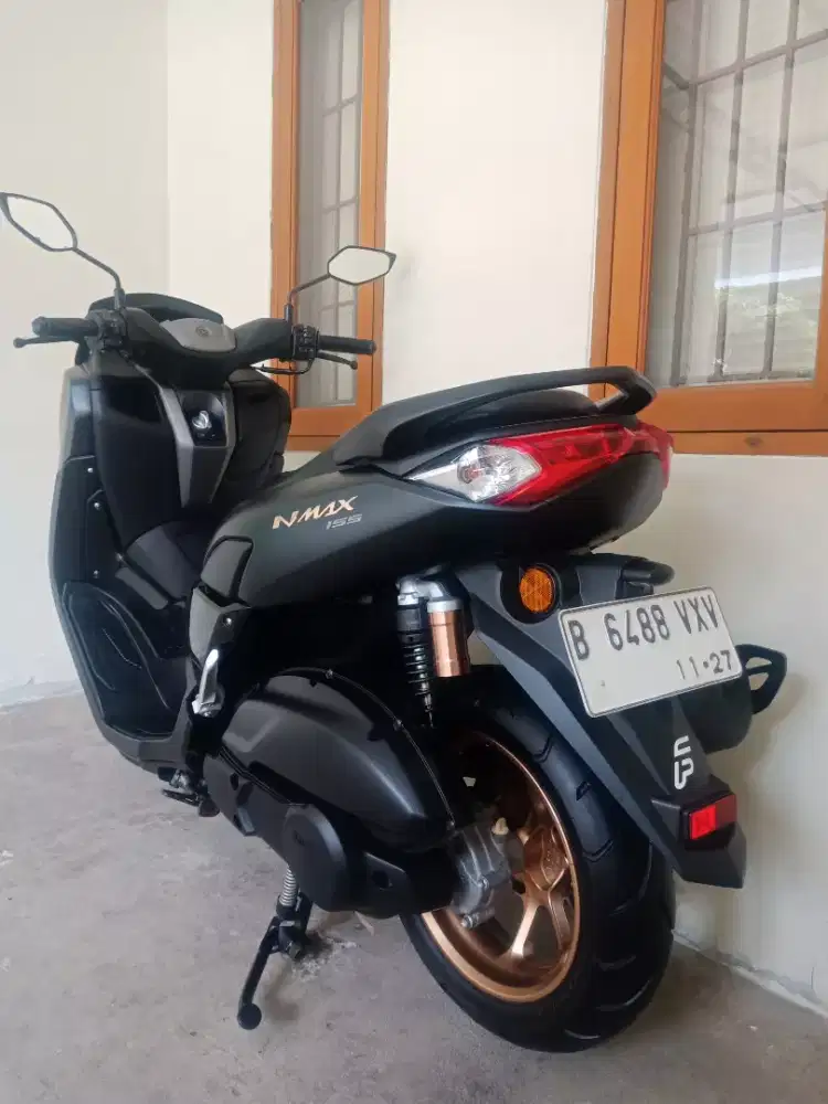 KM ASLI 2RB PERAK! NEW NMAX ABS KEYLESS HITAM DOFF PAJAK PANJANG MULUS