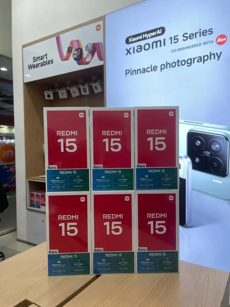REDMI 15 8/256 NEW SEGEL GARANSI RESMI