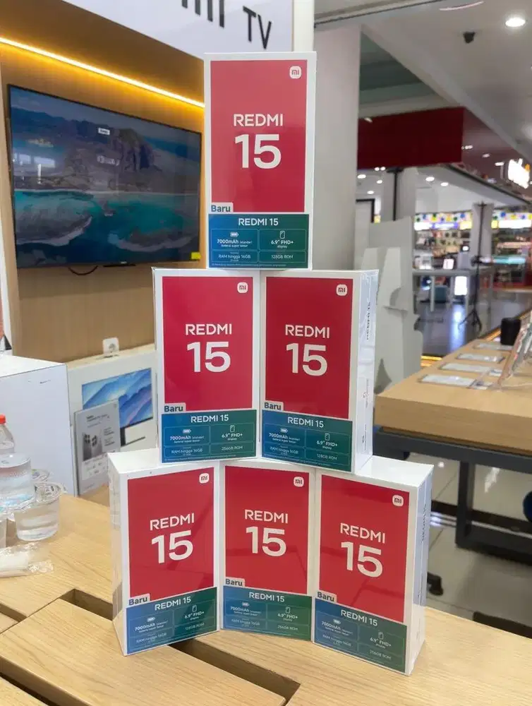 REDMI 15 8/128 NEW SEGEL GARANSI RESMI