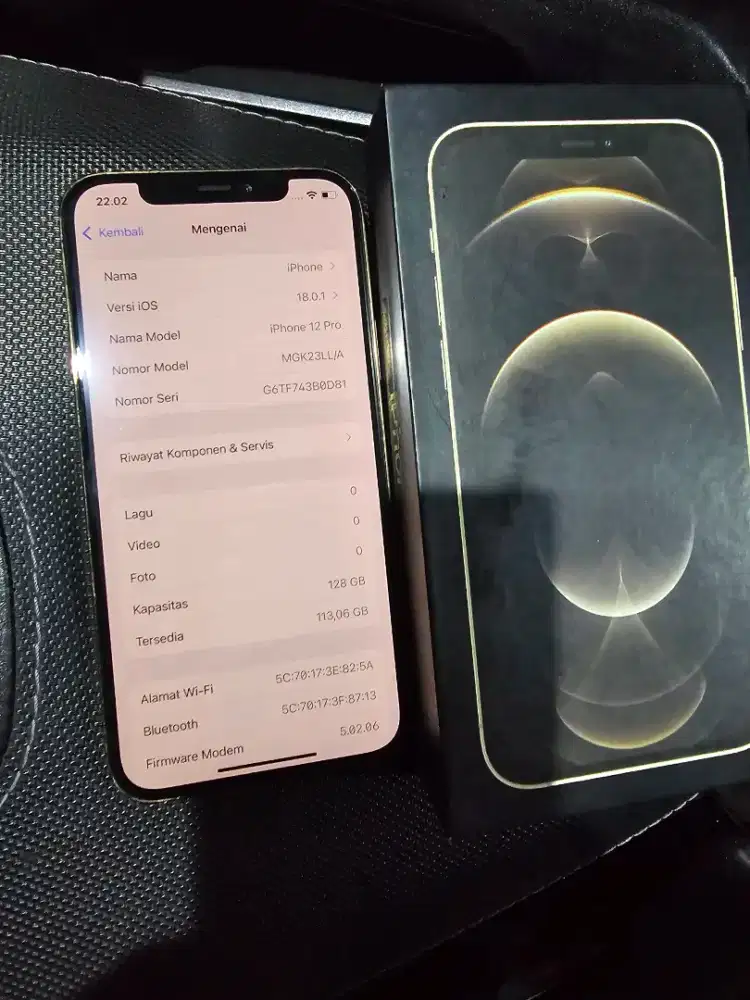 Iphone 12 Pro 128Gb inter imie terdaftar mlus bnget setara ibox bs TT
