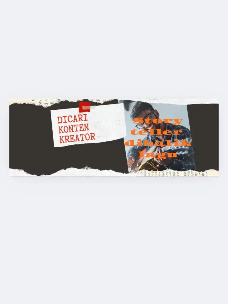 Dicari Konten Kreator Freelance