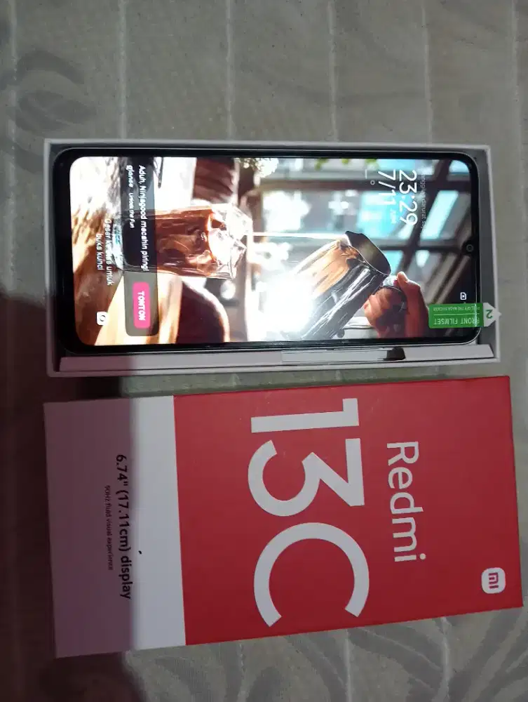 Redmi 13C jual cepat butuh duit masih mulus lengkap
