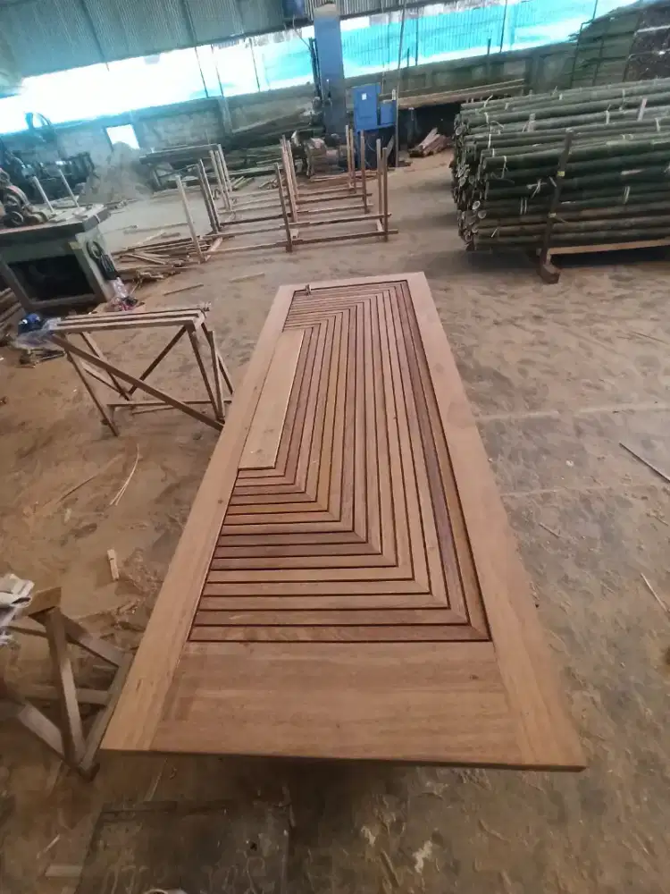 Pintu kayu Merbau oven / Merbau Papua oven / pintu kayu besi Merbau