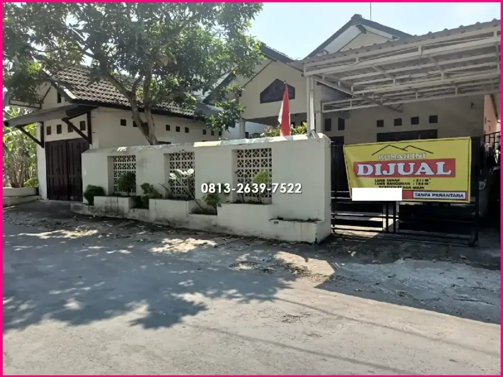 Dijual Rumah Halaman Luas di Klidon Sleman