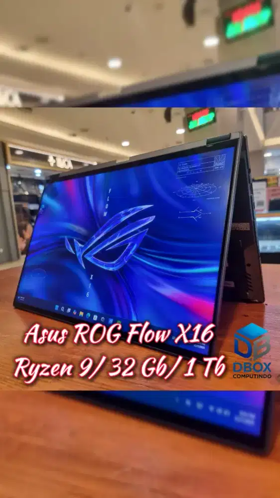 Asus ROG Flow X16 (Touchscreen) AMD Ryzen 9 - RAM 32 GB