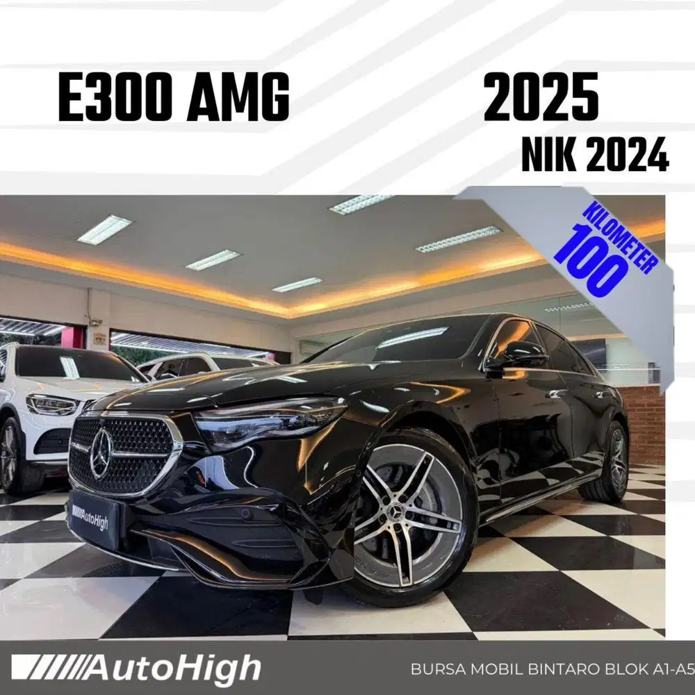 DP10% [Km100 Perak] E300 AMG 2024 Black Reg 2025 #AUTOHIGH