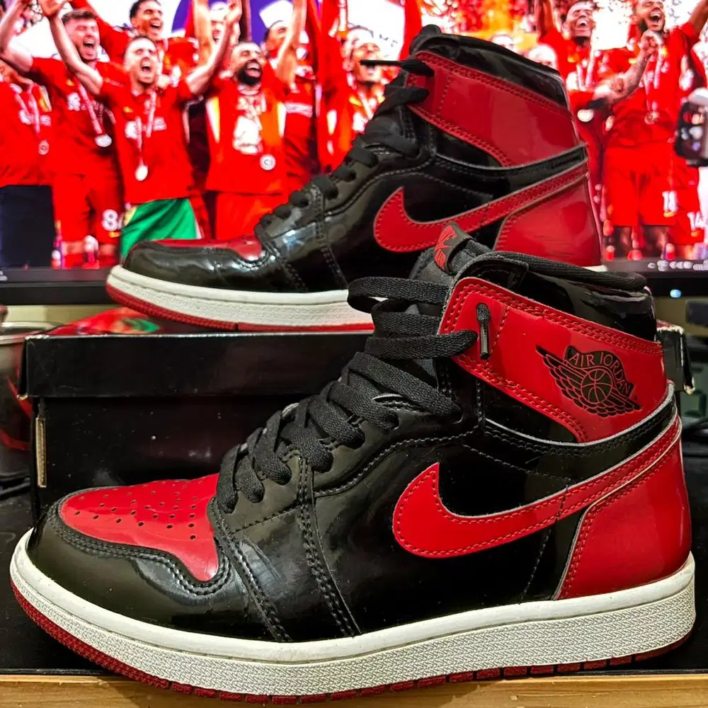 Air Jordan 1 Bred Patent Original Size 42.5