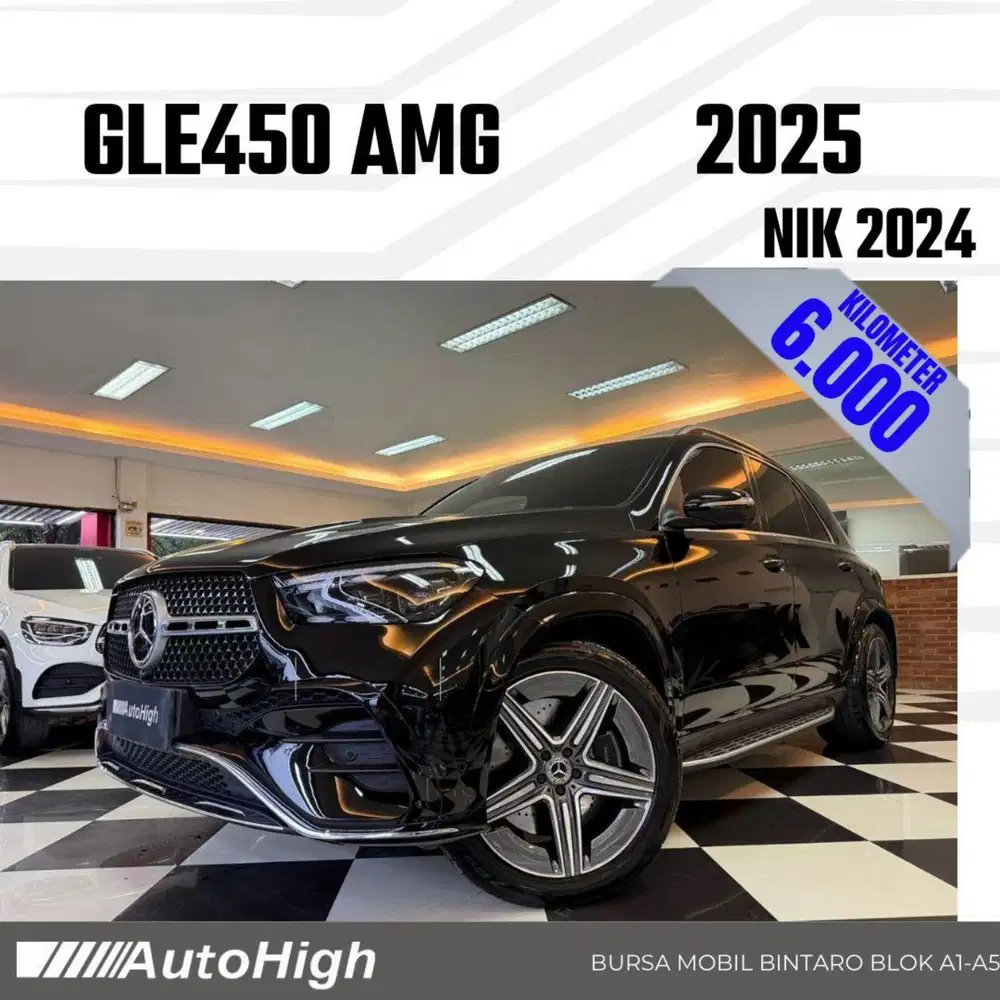 DP10% [Km6.000] GLE450 AMG 2024 Black / GLE 450 Reg 2023 #AUTOHIGH