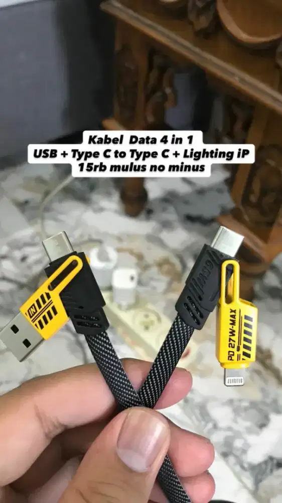 Kabel Charger 4in1 & 3in1