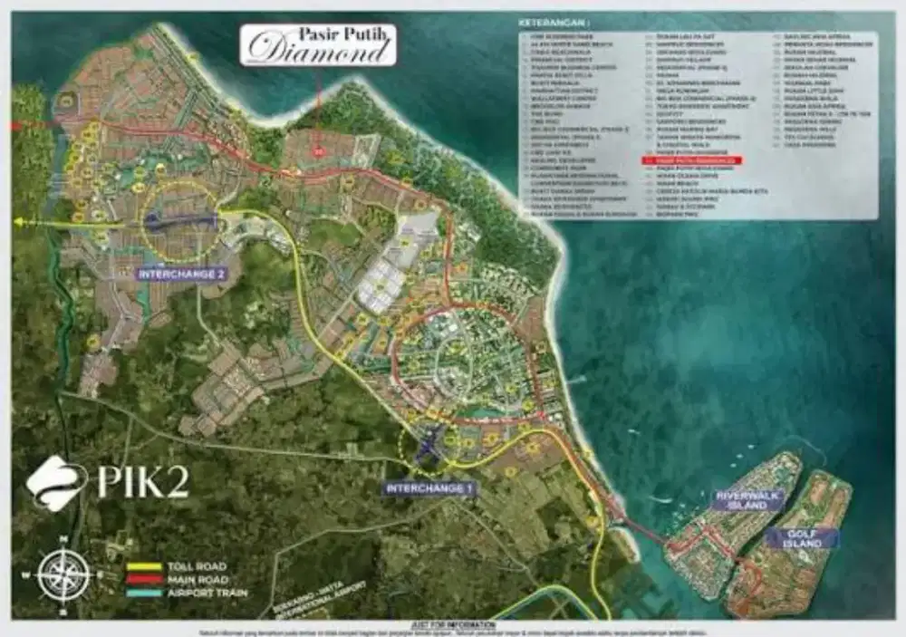 PIK Boulevard – Kavling Pantai Pasir Putih Harga Terbaik