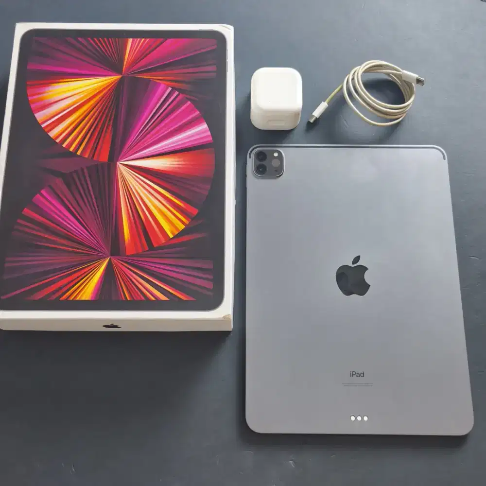 IPAD PRO 11 GEN 3 2021 M1 128GB WIFI SPACE GRAY EX GARANSI INTER