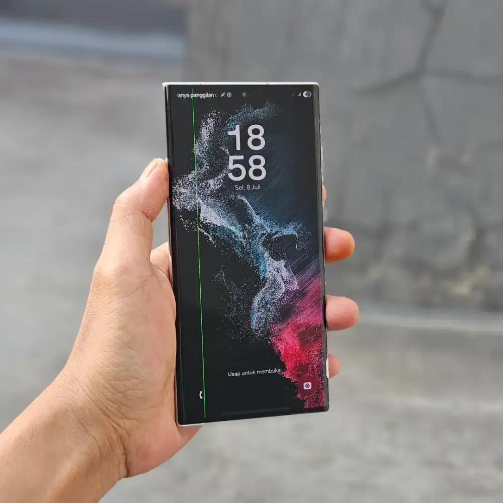 SAMSUNG GALAXY S22 ULTRA SEIN 5G 12/256 GB MINUS GARIS FUNGSI NORMAL