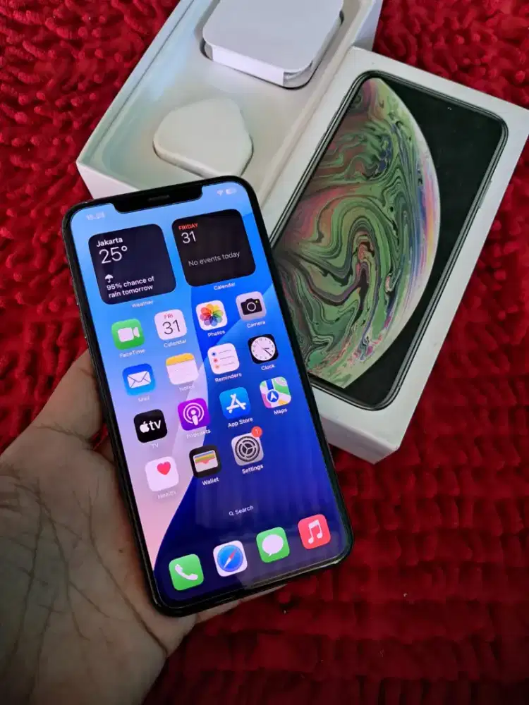 iPhone XS Max 64 GB Mulus fulset all operator Djamin aman