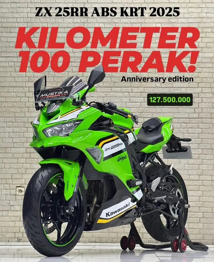Km 100 Perak‼️ Kawasaki ZX25R ABS QS 2025 Livery Baru - Zaky Mustika