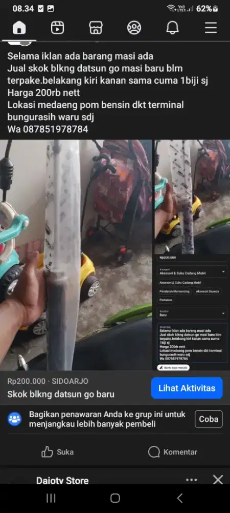 Skok blkng karimun estilo dan datsun go