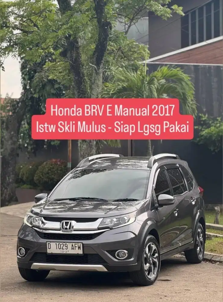 BRV E Manual MT 2017 pemakaian 2018 bandung murah km low