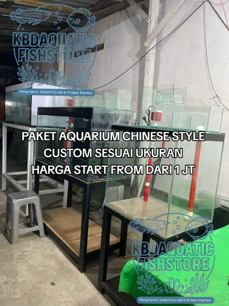 aquarium segala macam ukuran