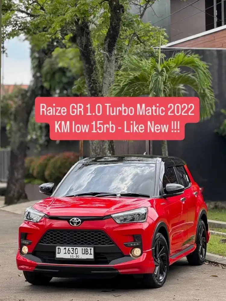 KM low 15rb ANTiK - Toyota Raize GR 1.0 Turbo Matic 2022 pk an 2023