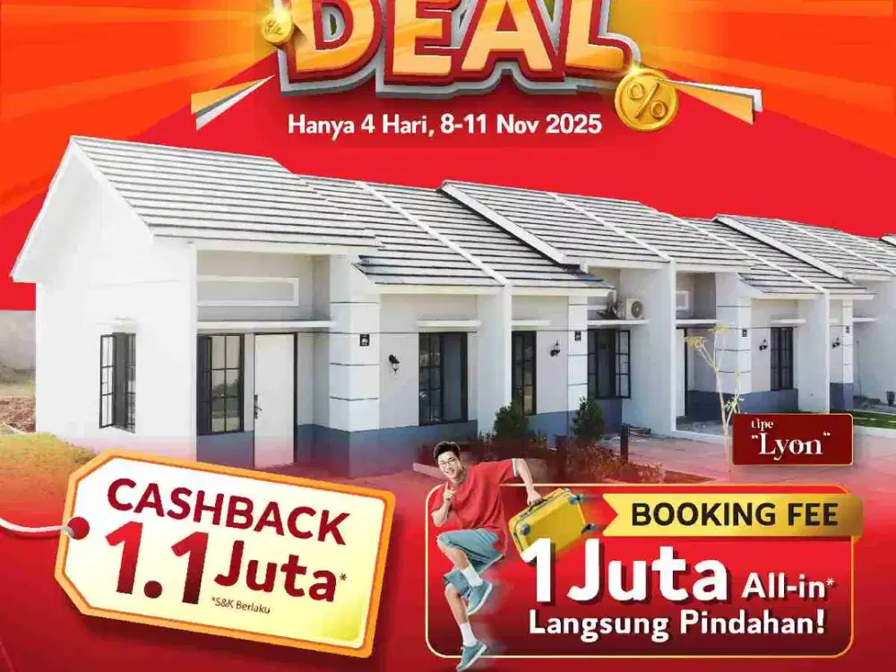 rumah cluster modern minimalis