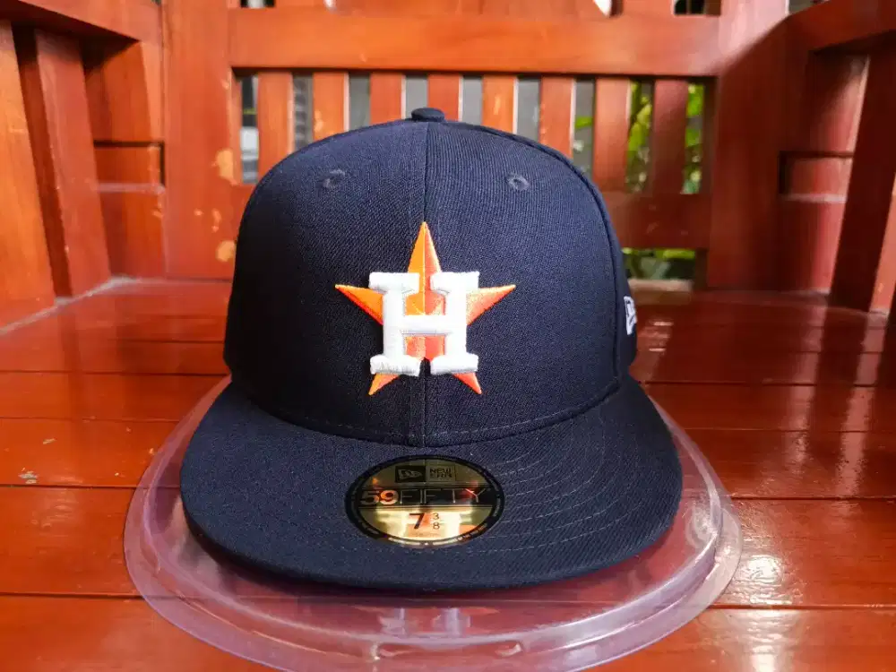 Topi New Era Houston Astros Size 738 Kondisi Baru CBX 2
