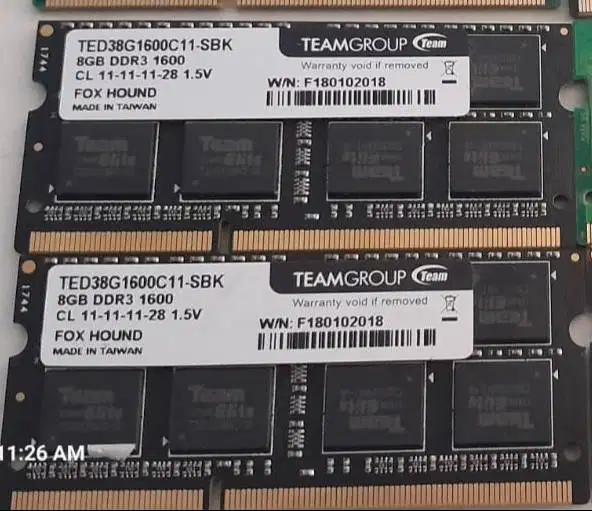 ram laptop TEAM ddr3 16gb (2x8gb)
