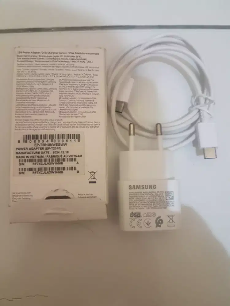 Charger Samsung original 25W
