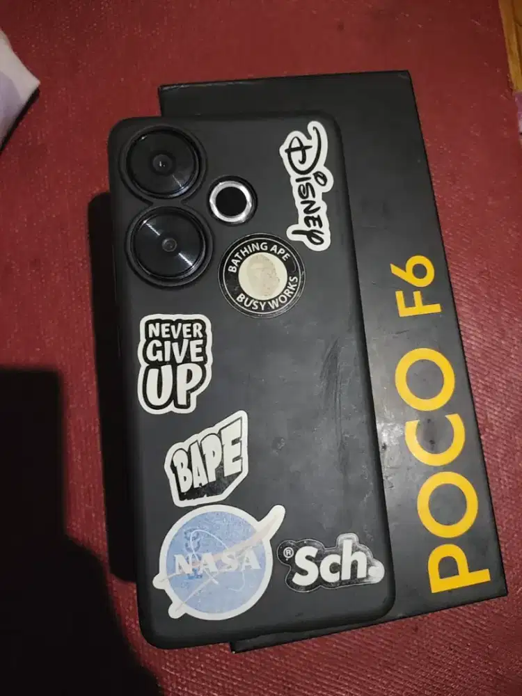 Poco f6 HP dus dan nota pembelian