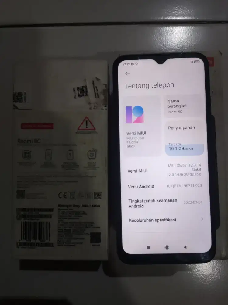 Xiaomi Redmi 9C 3/32GB Batangan NEGO