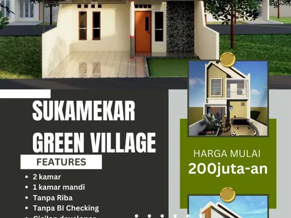 KPR rumah syariah Bekasi Free surat surat tanpa BI checking