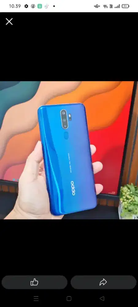 Oppo A9 2020  ram 8/128normal siap pakai
