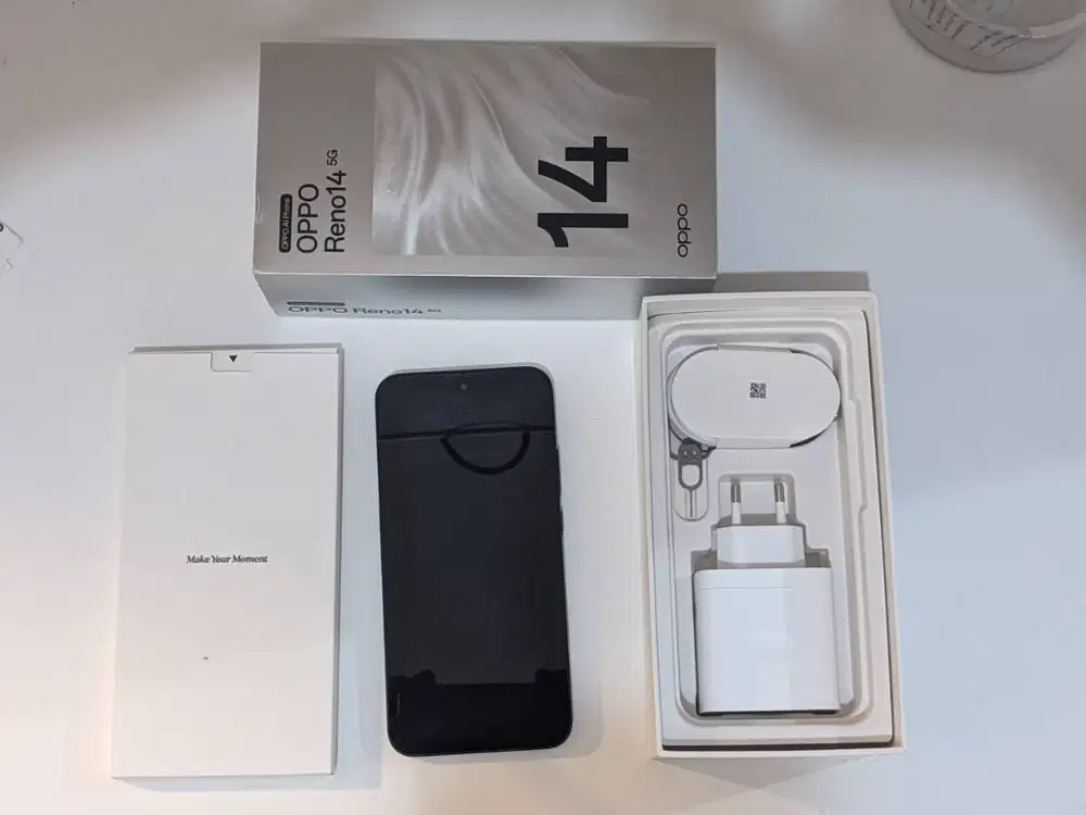 Oppo Reno 14 5G Full set Mulus Green 8/256