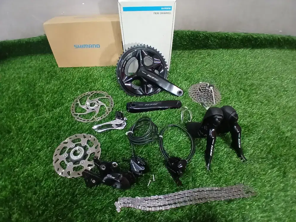 GROUPSET SHIMANO 105 11SP R7020 HIDROLIS DISCBRAKE SECOND