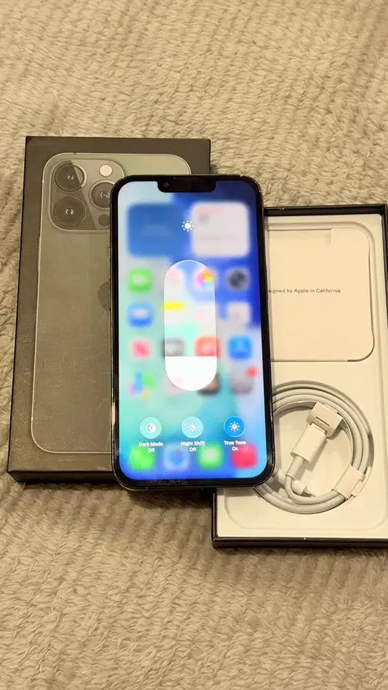 Dijual Iphone 13 Pro 256GB Green Lengkap Terdaftar