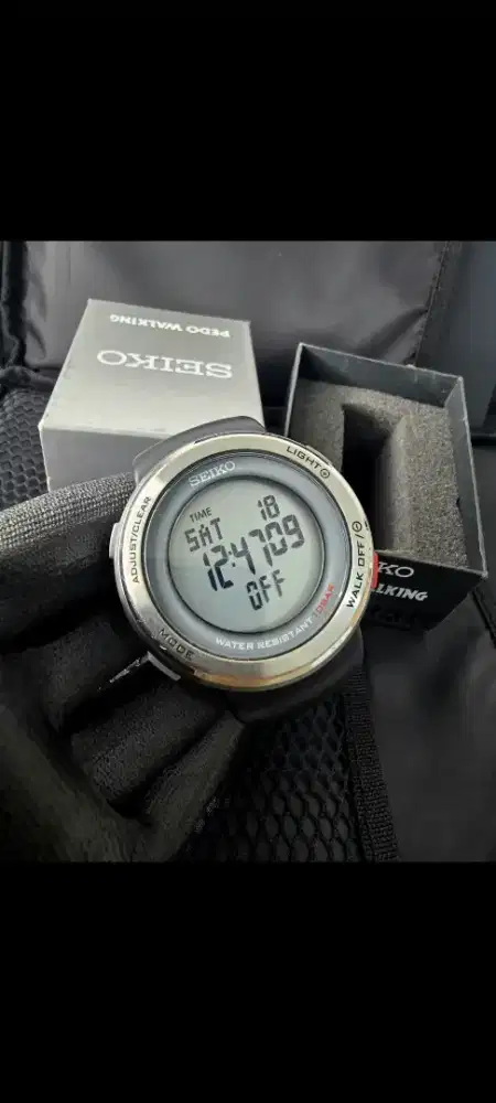 Jam tangan Seiko digital Pedo walking smart watch smartwatch
