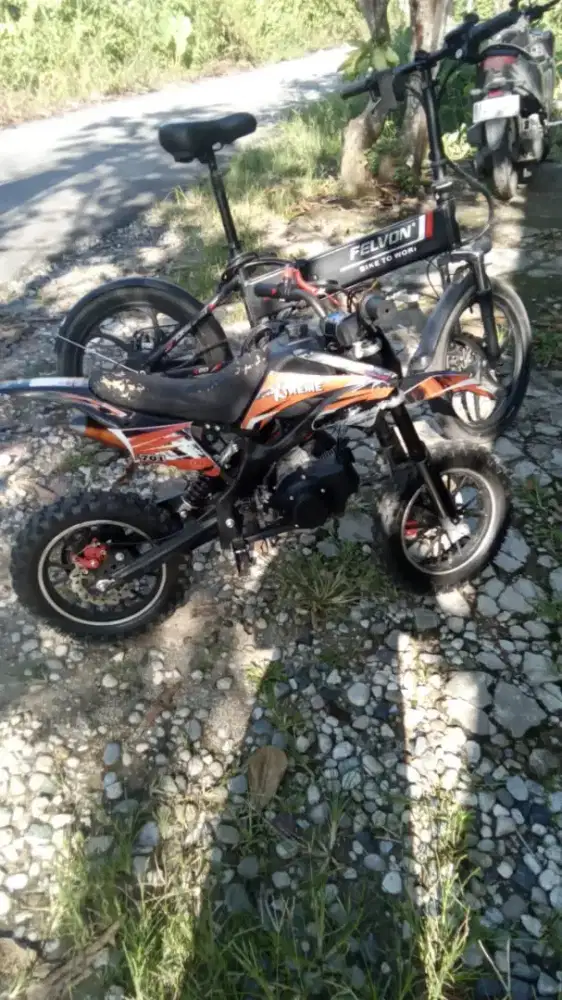 Trail anak. Kondisi msh sangat baik krn jarang dipakai.