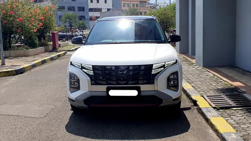 Hyundai creta prime 2022 putih sunroof pajak panjang