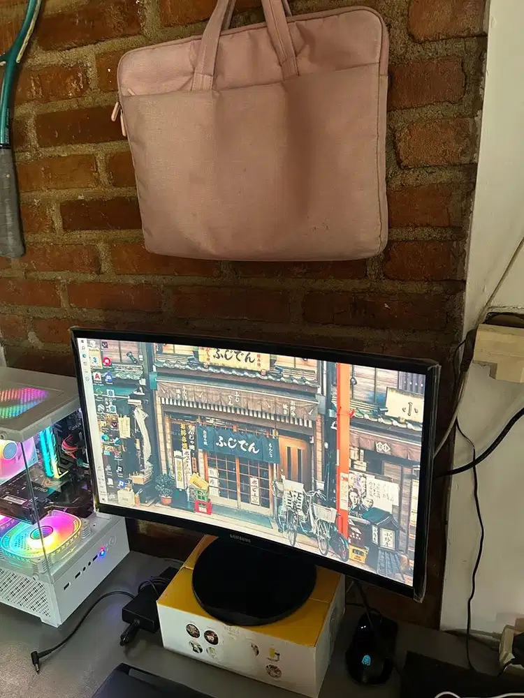 Cpu + monitor lg curved