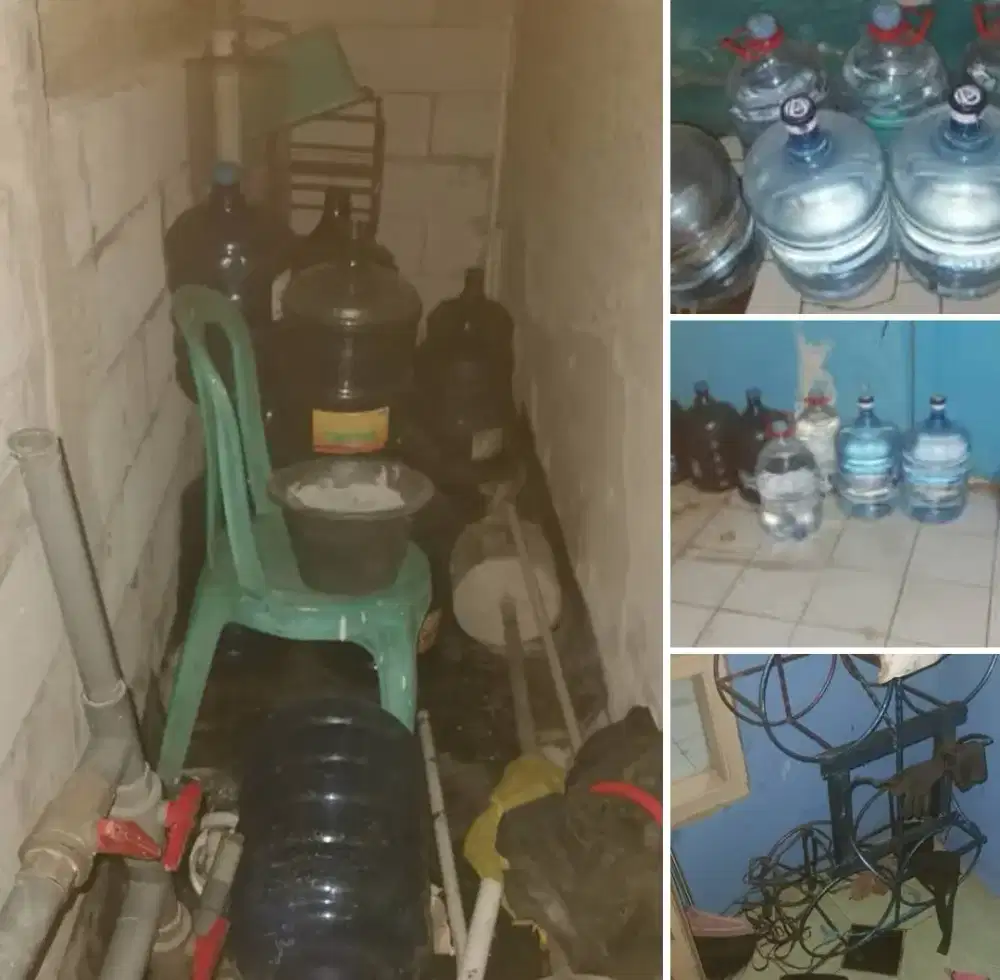 Galon aqua lemineral keranjang depot