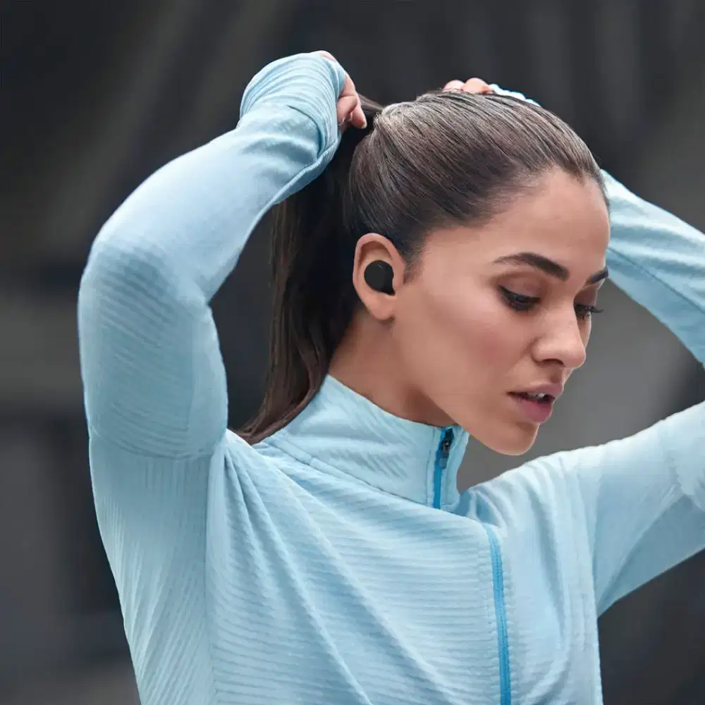Jabra elite 4 active suara bening mulus siap pakai lancar jaya