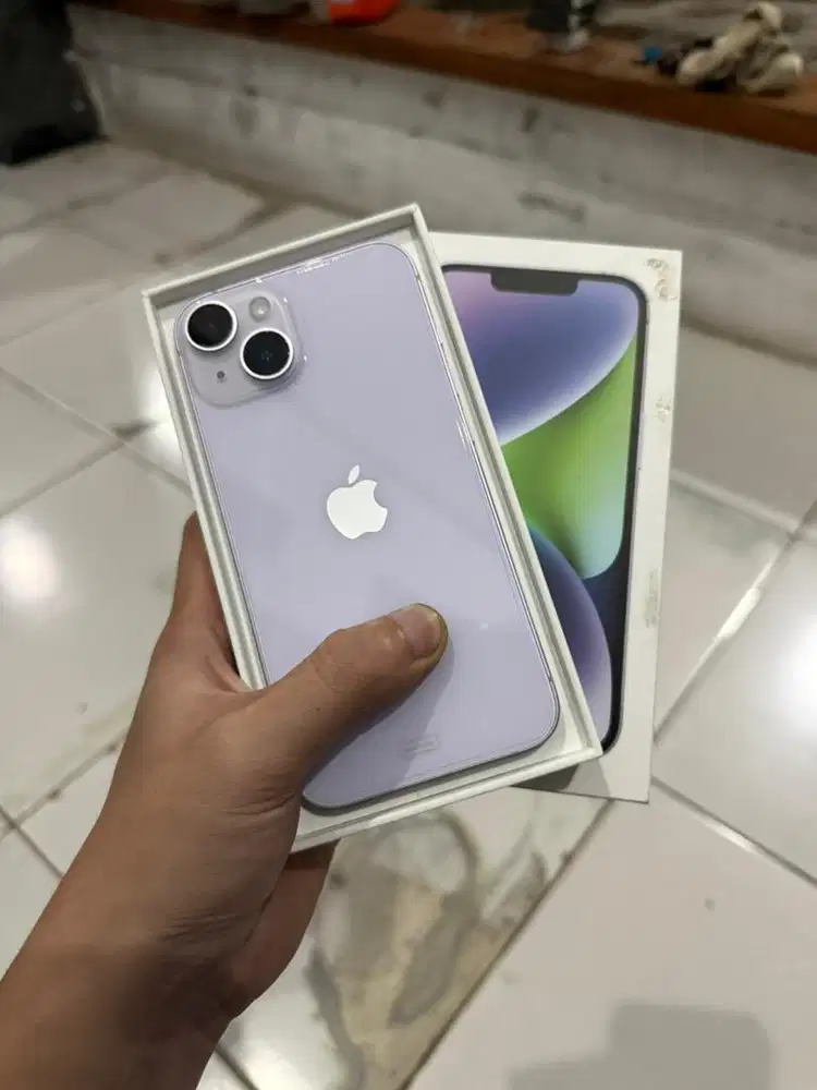 iPhone 14 128gb Purple iBox Mulus Fullset