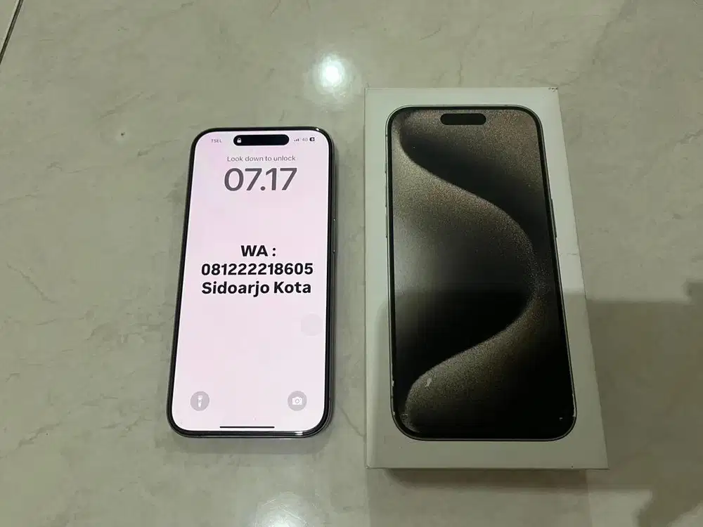 iPhone 15 Pro 128gb Natural Titanium Like New Ibox