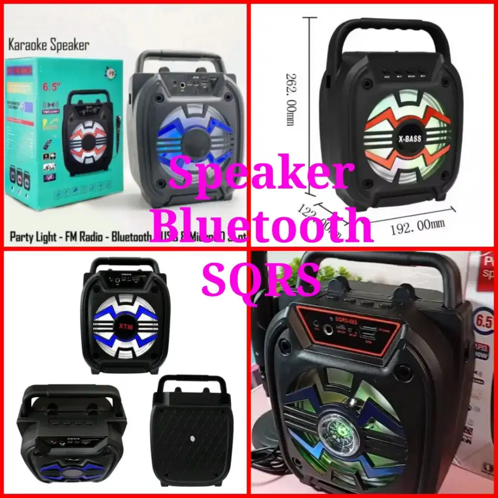 Speaker Portable Wireless Bluetooth
SQRS Cash Charger Bagus Murah Baru