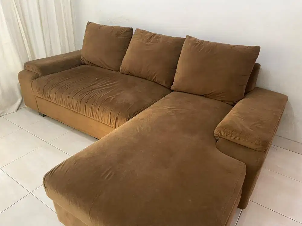 Sofa L Ruang Tamu Keluarga Super Nyaman