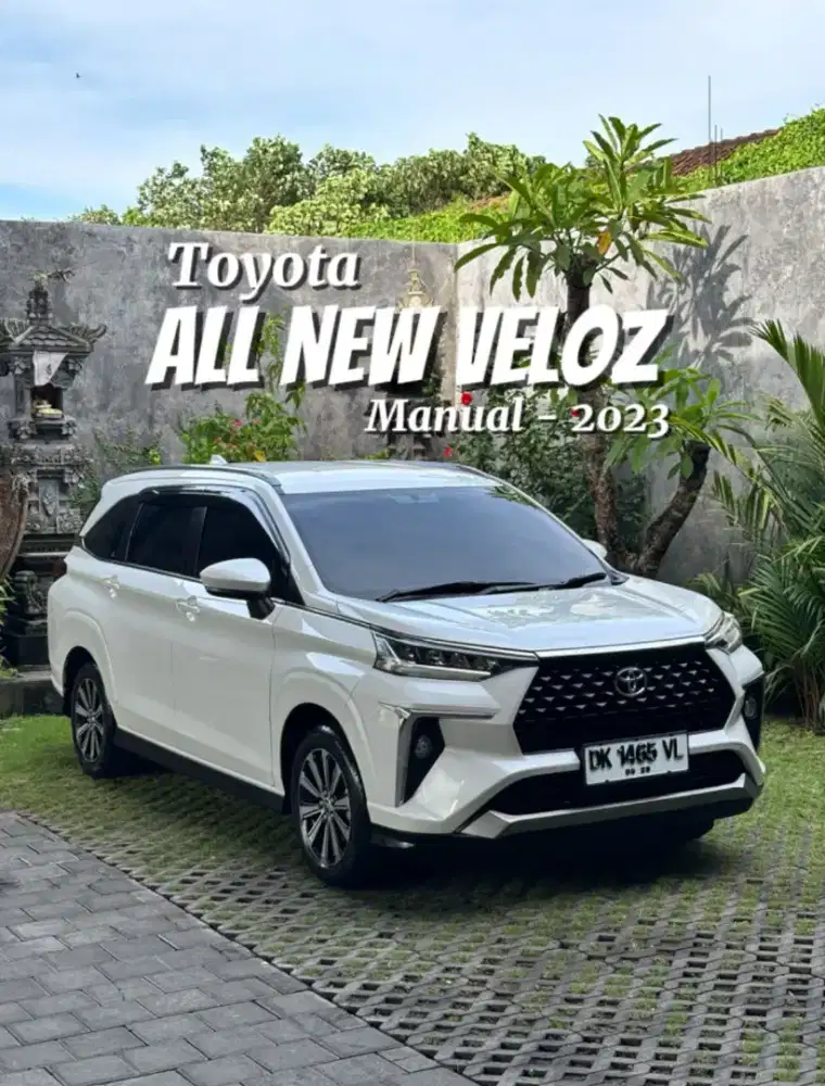 Veloz manual 2023 putih Tinggal pakai