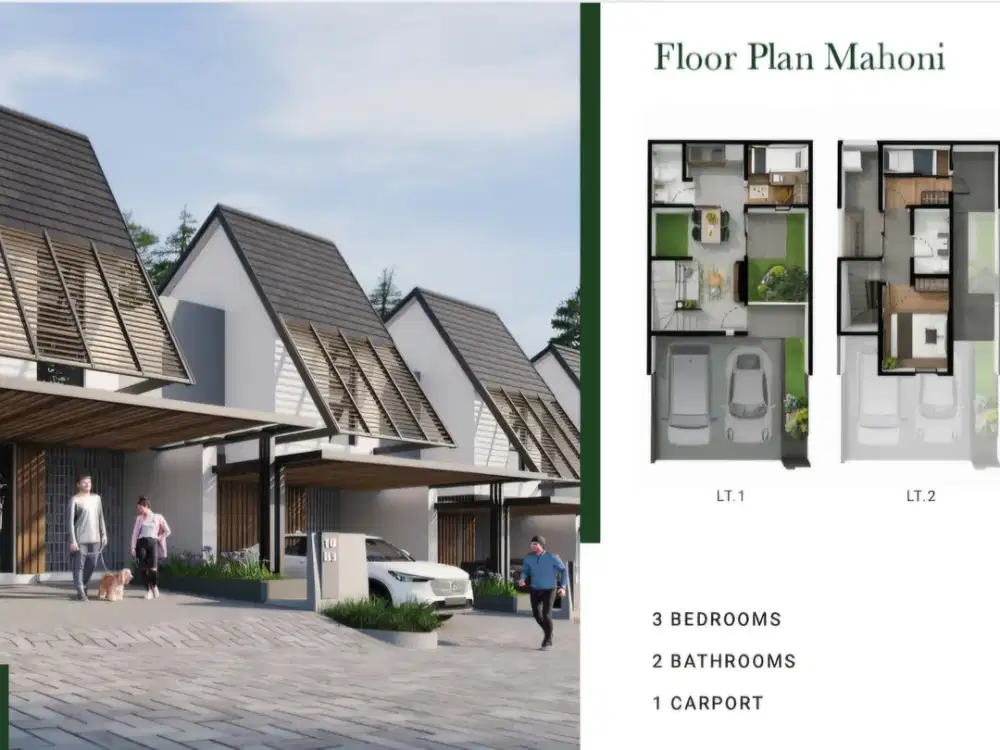 DIJUAL RUMAH 2 LANTAI BSD CITY DEKAT TOL & STASIUN CENDANA RESIDENCE 2