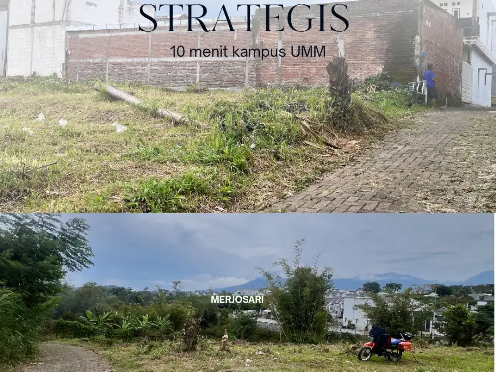 TANAH DI JUAL MERJOSARI LOKASI STRATEGIS