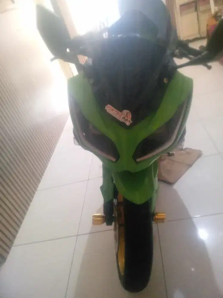 KAWASAKI NINJA 250 F1 hijau 2016 F kab PJK hidup ex pakai sekolah aja
