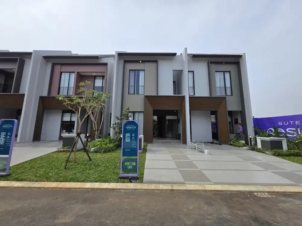 RUMAH 2 LANTAI DEKAT TOL DI ALAM SUTRA TANGERANG LOKASI STRATEGIS BGT