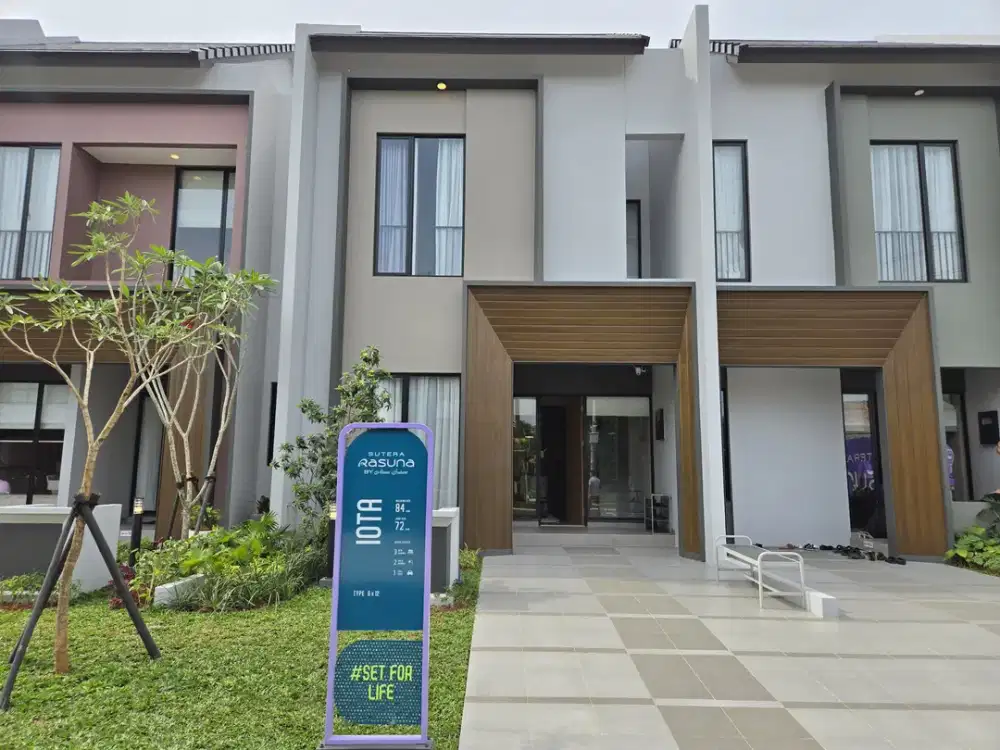 DIJUAL RUMAH 2 LANTAI DI ALAM SUTRA DEKAT TOL BANDARA BANYAK PROMONYA