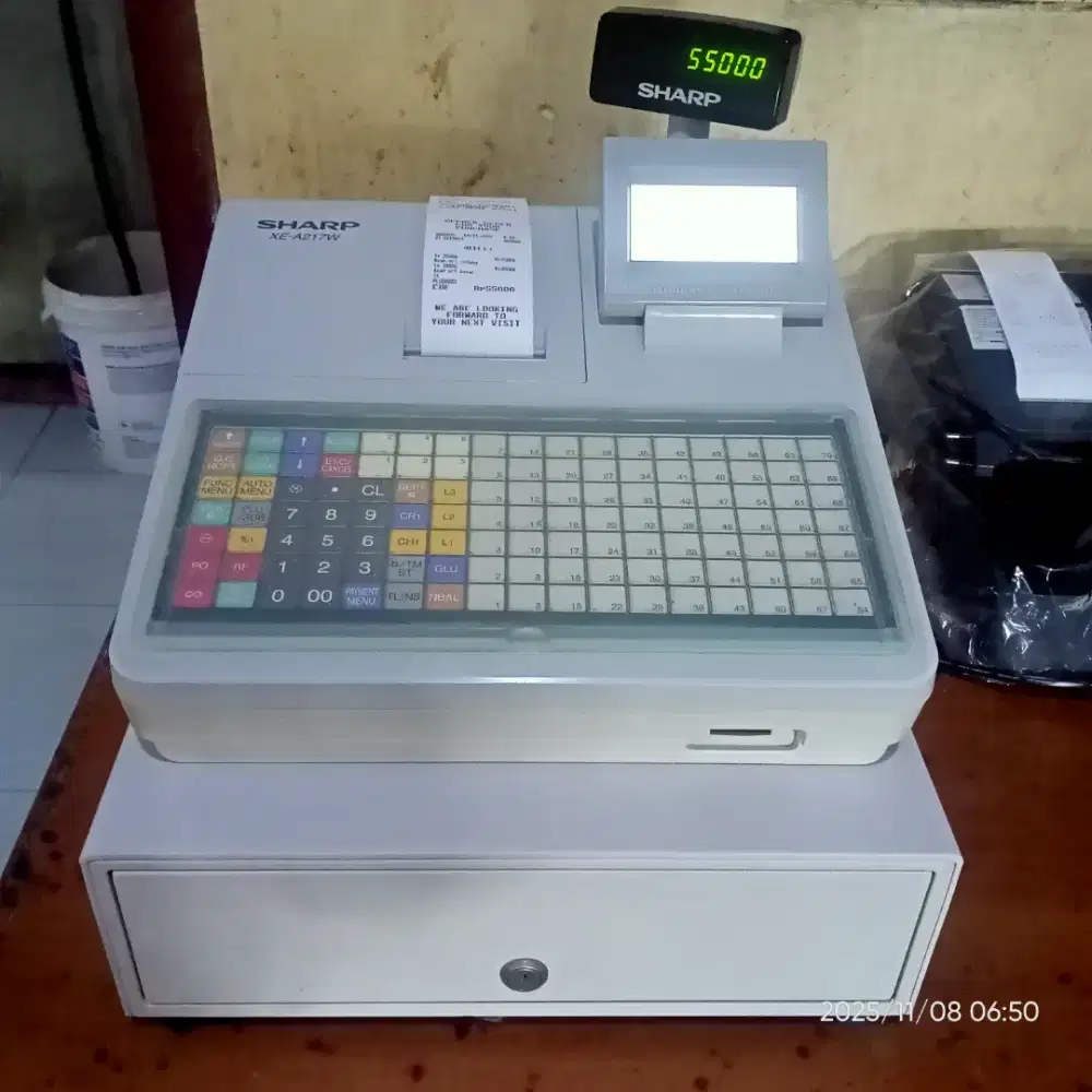 Mesin kasir Sharp 217 gress